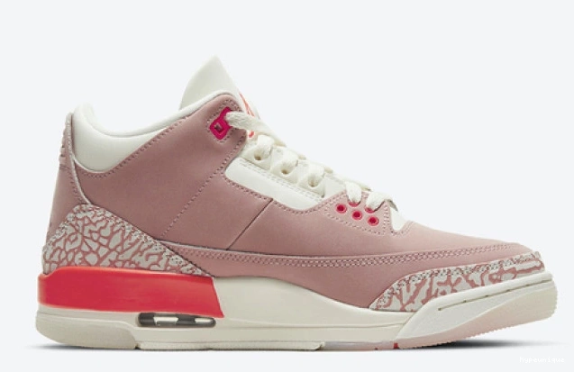 HYPE CK9246-600 3 Rust Jordan Retro Pink (W) 0806